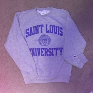 CHAMPION ST.LOUIS UNIVERSITY CREWNECK SWEATSHIRT SIZE SMALL (unisex)